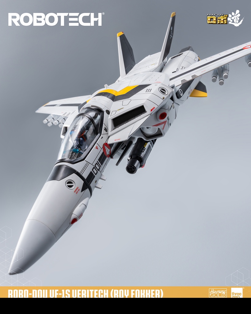 ROBO-DOU VF-1S Veritech (Roy Fokker) Robotech THREEZERO