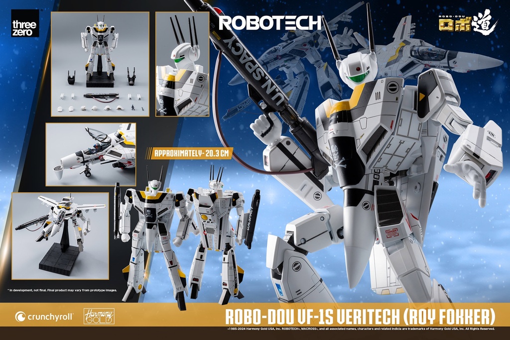 ROBO-DOU VF-1S Veritech (Roy Fokker) Robotech THREEZERO