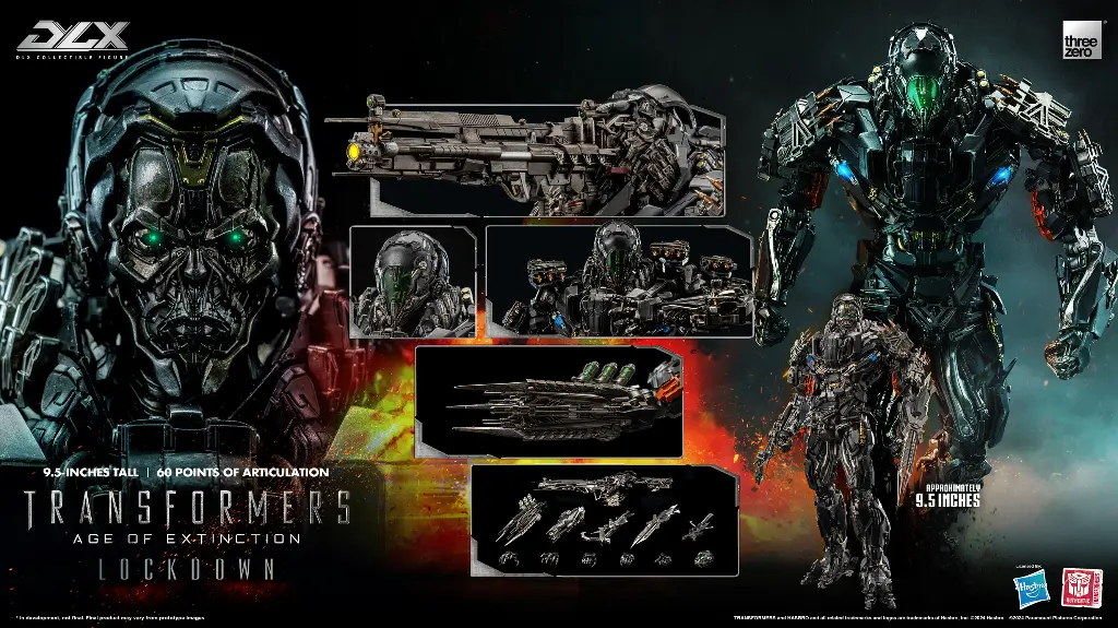 Lockdown DLX Transformers Age of Extinction - THREEZERO - PREVENTA