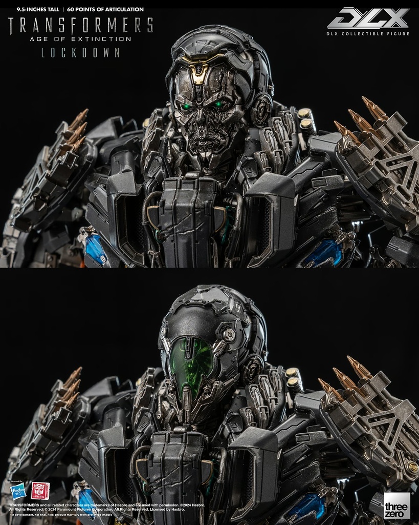 Lockdown DLX Transformers Age of Extinction - THREEZERO - PREVENTA