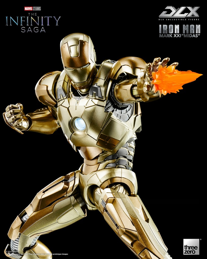 DLX Iron Man Mark 21 Midas - THREEZERO – PREVENTA 