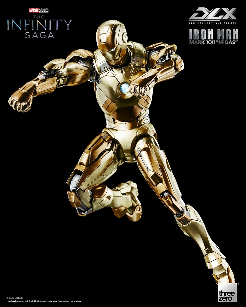 DLX Iron Man Mark 21 Midas - THREEZERO – PREVENTA 