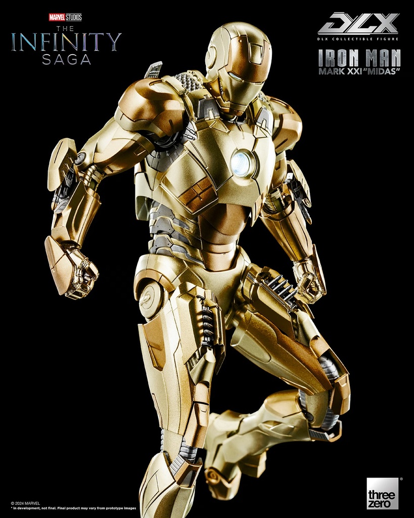 DLX Iron Man Mark 21 Midas - THREEZERO – PREVENTA 