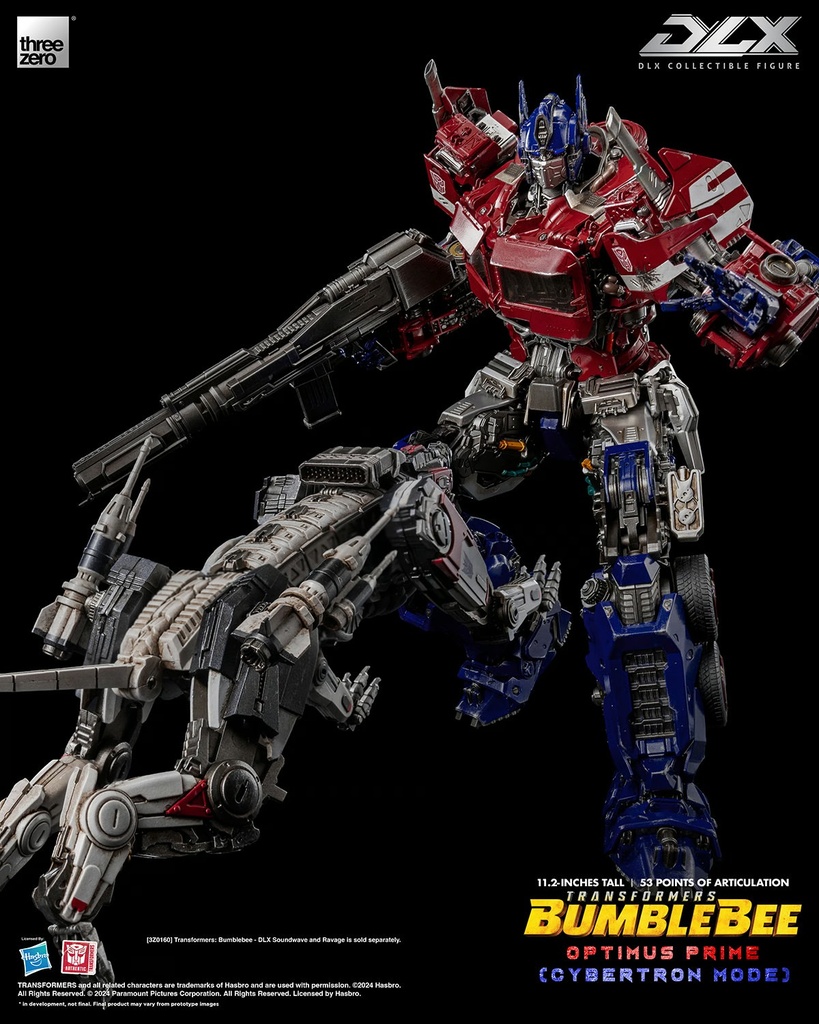 Transformers Bumblebee DLX Optimus Prime (Cybertron Mode) - THREEZERO - PREVENTA