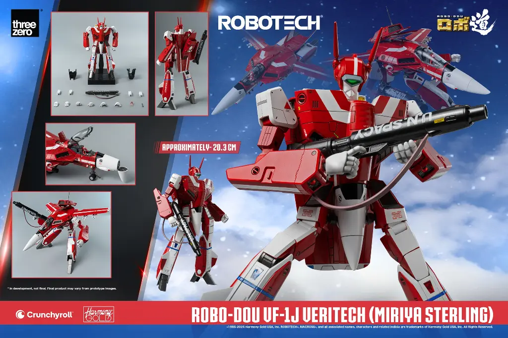 ROBO-DOU VF-1J Veritech (Miriya Sterling) “Robotech” THREEZERO – PREVENTA
