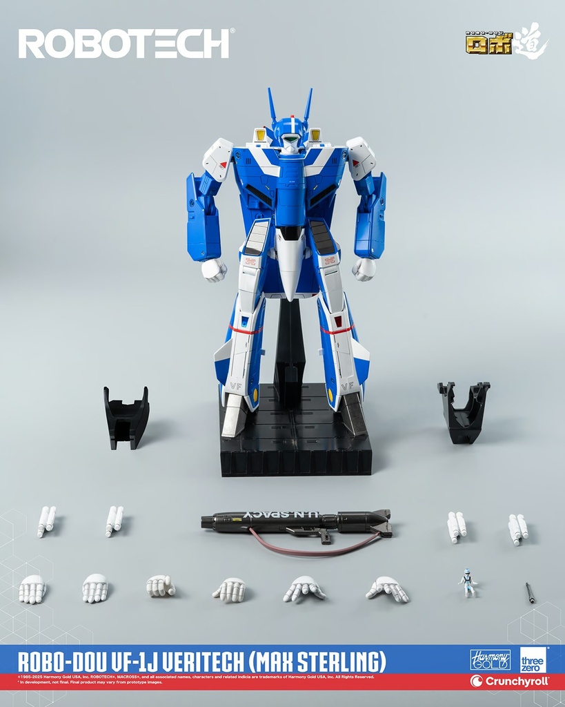 ROBO-DOU VF-1J Veritech (Max Sterling) "Robotech" THREEZERO – PREVENTA