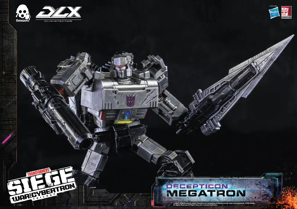 Megatron DLX "TRANSFORMERS: WAR FOR CYBERTRON TRILOGY" - THREEZERO – PREVENTA