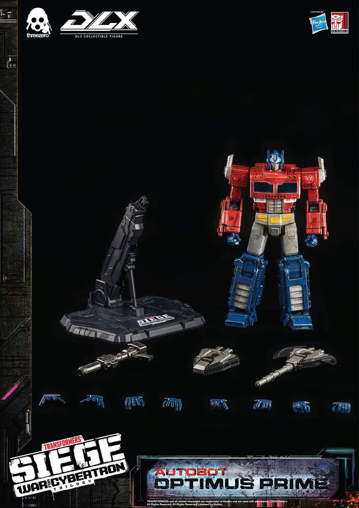 Optimus Prime DLX "TRANSFORMERS: WAR FOR CYBERTRON TRILOGY" - THREEZERO – PREVENTA