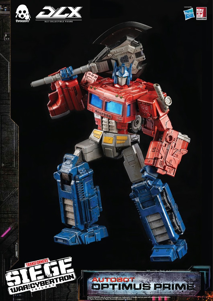 Optimus Prime DLX "TRANSFORMERS: WAR FOR CYBERTRON TRILOGY" - THREEZERO – PREVENTA