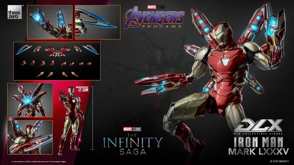 Avengers: The Infinity Saga DLX Iron Man Mark 85 - THREEZERO
