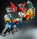 ROBO-DOU Voltron (Retro Toy Edition) "Defenders of the Universe" THREEZERO – PREVENTA