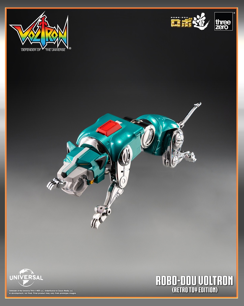 ROBO-DOU Voltron (Retro Toy Edition) "Defenders of the Universe" THREEZERO – PREVENTA