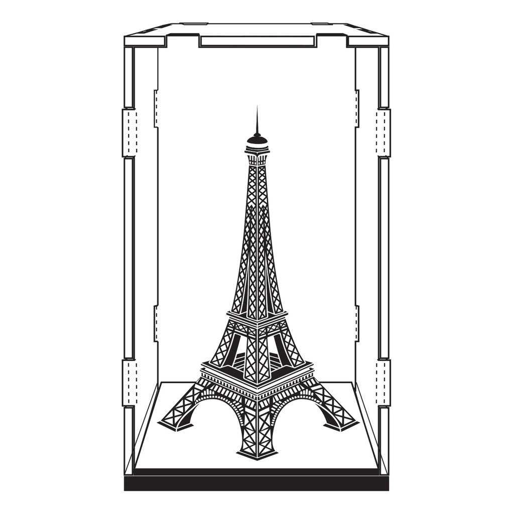 Acrylic Display Cube 3 MMCUBE3 - METAL EARTH