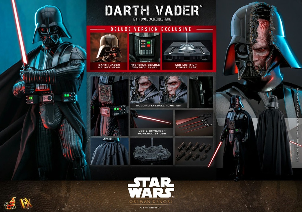 Darth Vader (Deluxe Version) Star Wars: Obi-Wan Kenobi – HOT TOYS