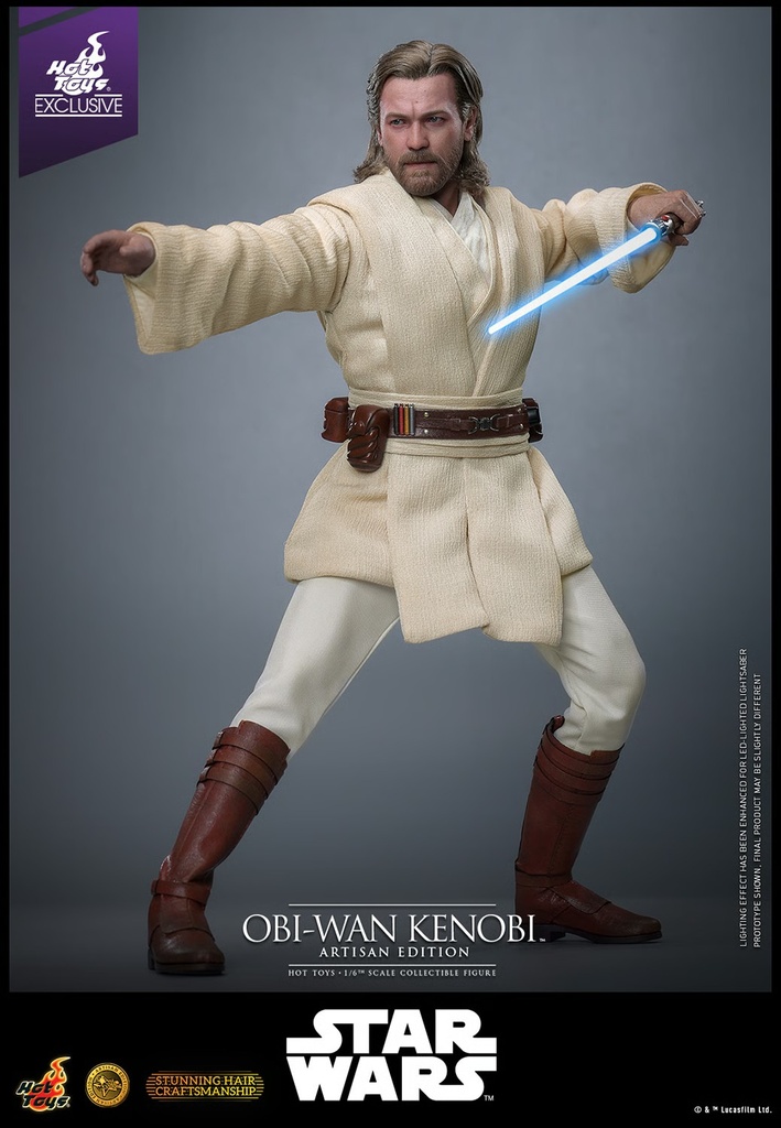 Obi-Wan Kenobi ”Star Wars Episode II: Attack of the Clones” ARTISAN EXCLUSIVE - HOT TOYS – PREVENTA 