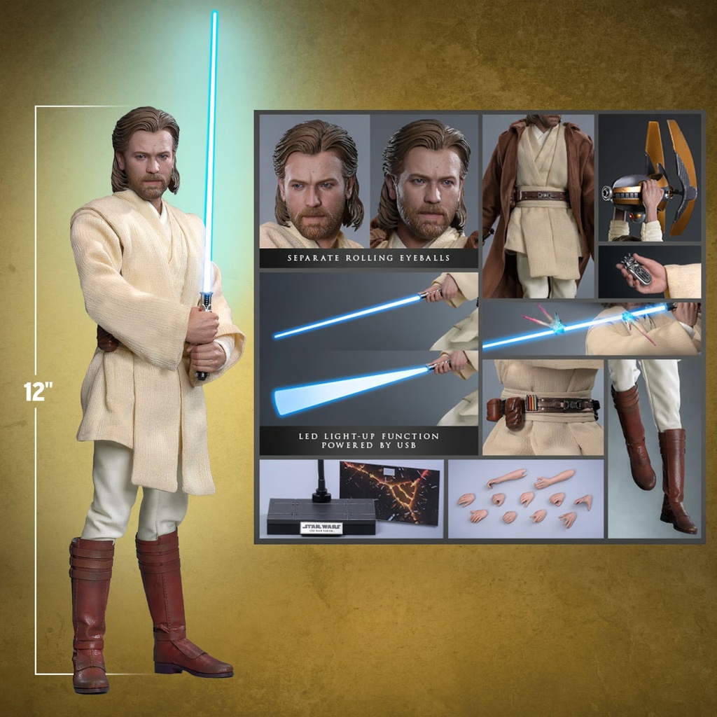 Obi-Wan Kenobi ”Star Wars Episode II: Attack of the Clones” HOT TOYS – PREVENTA