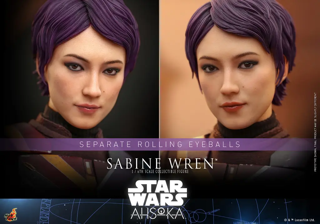 Sabine Wren  Star Wars: Ahsoka - HOT TOYS