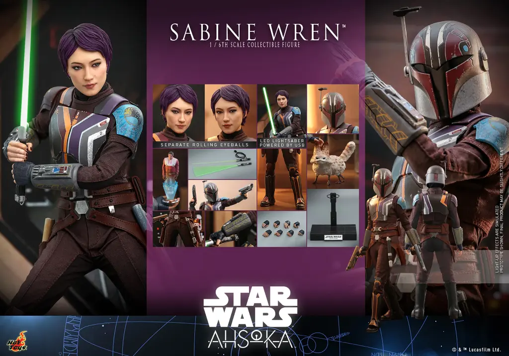 Sabine Wren  Star Wars: Ahsoka - HOT TOYS