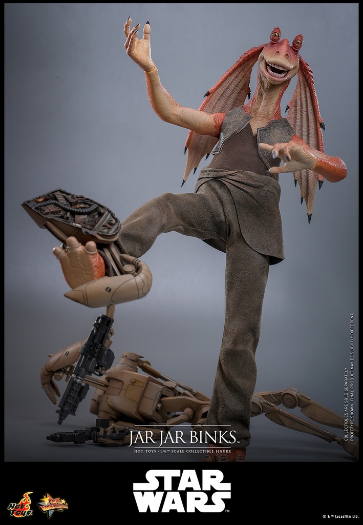 Jar Jar Binks "Star Wars: Episode I The Phantom Menace" HOT TOYS - PREVENTA