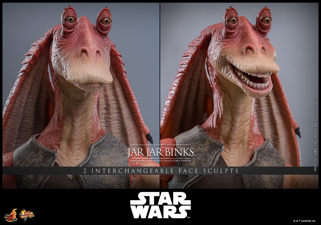 Jar Jar Binks "Star Wars: Episode I The Phantom Menace" HOT TOYS - PREVENTA