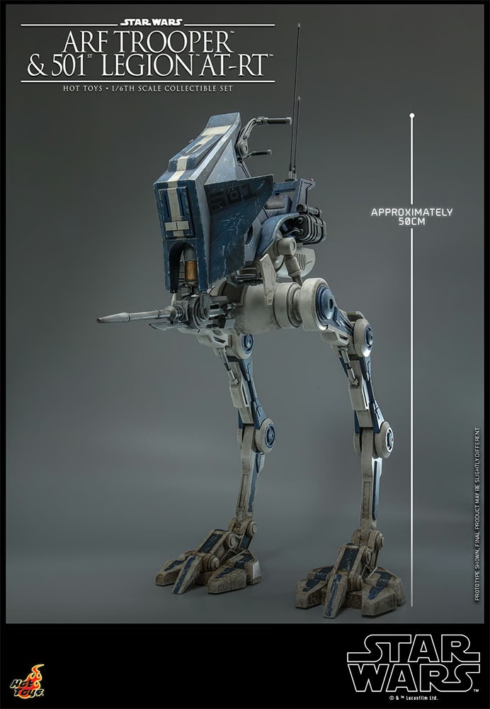 ARF Trooper and 501st Legion AT-RT STAR WARS THE CLONE WARS – HOT TOYS