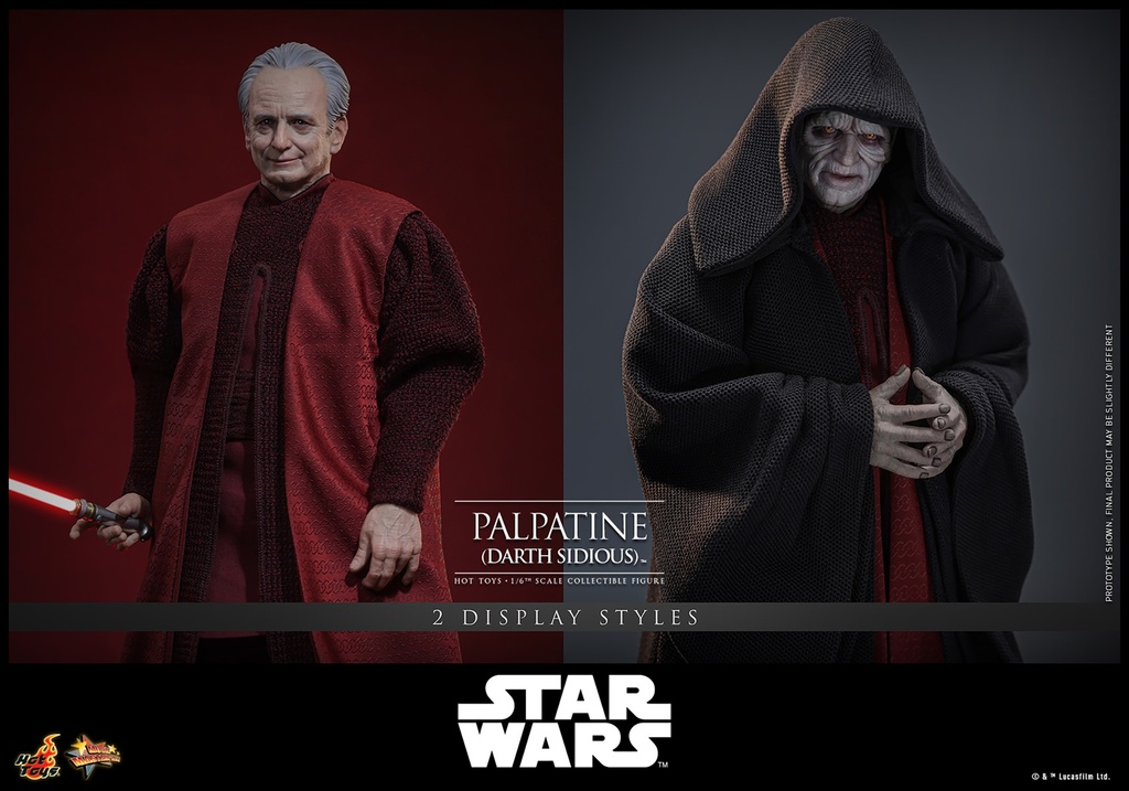 Palpatine (Darth Sidious)"Star Wars Episode III: Revenge of the Sith" HOT TOYS - PREVENTA 