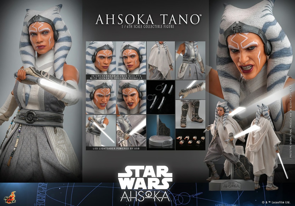 Ahsoka Tano - HOT TOYS - PREVENTA