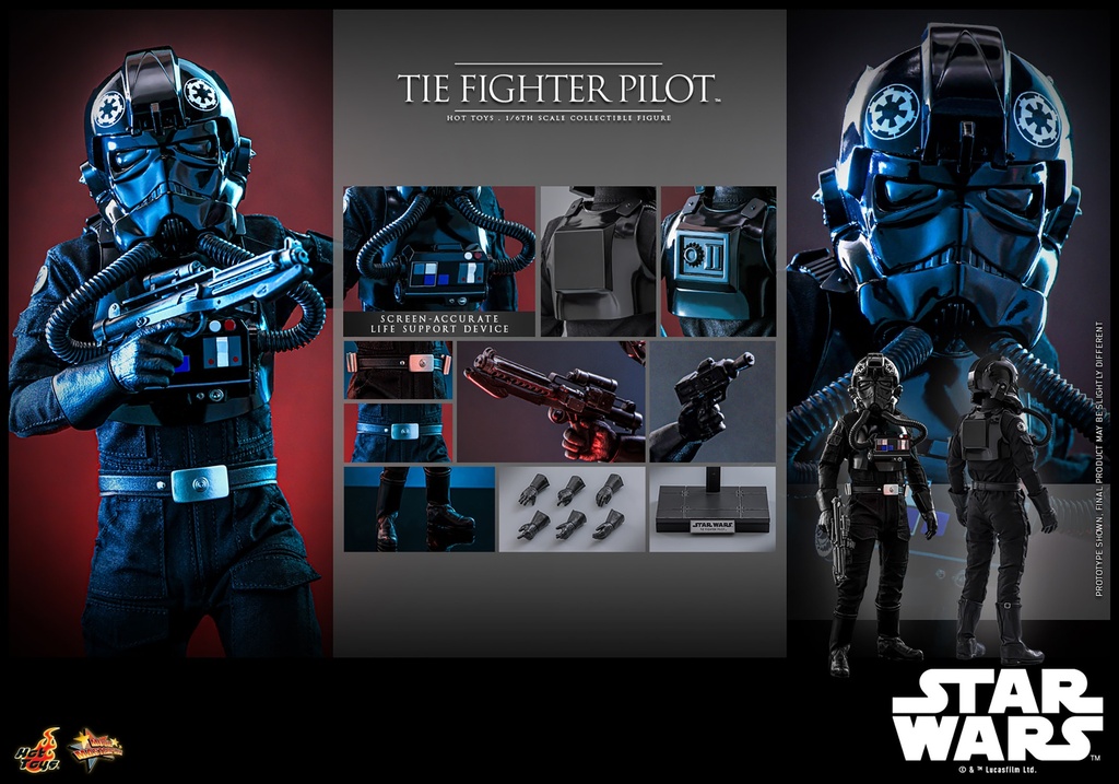 TIE fighter Pilot “Star Wars: Episode IV A New Hope” – HOT TOYS – PREVENTA