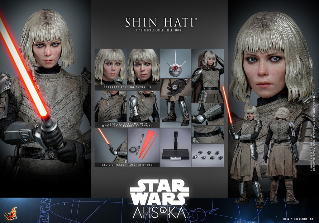 Star Wars: Ahsoka Shin Hati - HOT TOYS - PREVENTA