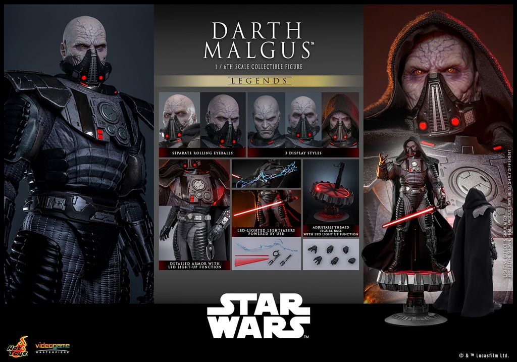  Darth Malgus "Star Wars: The Old Republic" - HOT TOYS - PREVENTA 