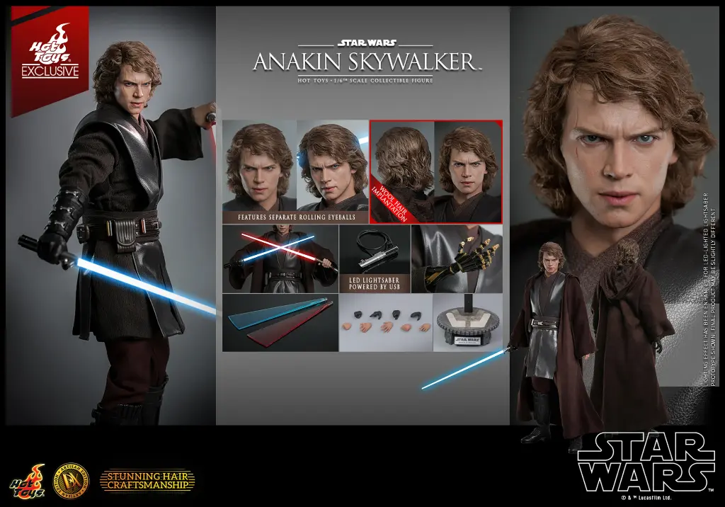 Anakin Skywalker (Artisan Edition) "Star Wars Episode III: Revenge of the Sith" HOT TOYS – PREVENTA