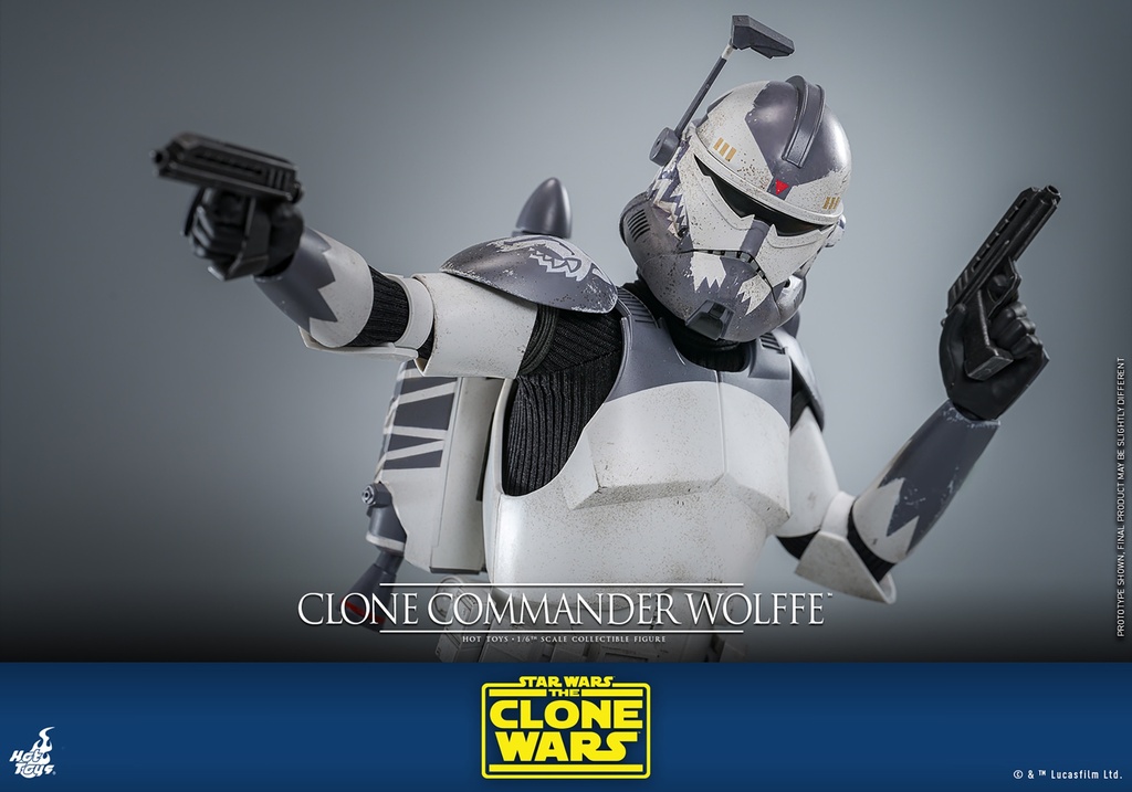 Clone Commander Wolffe "Star Wars: The Clone Wars" - HOT TOYS - PREVENTA