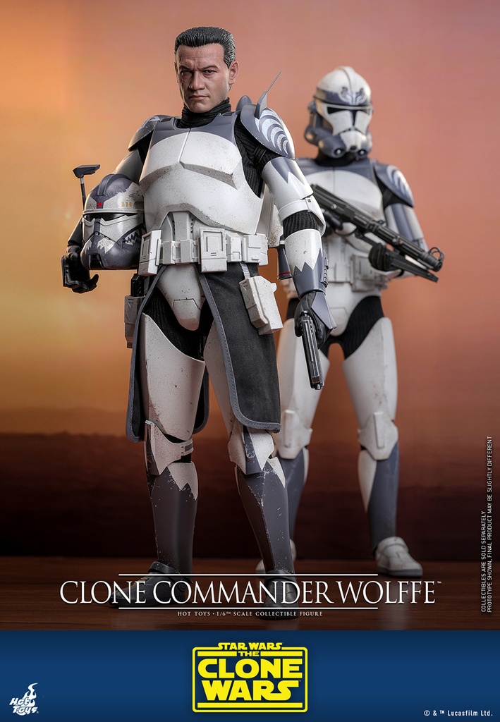 Clone Commander Wolffe "Star Wars: The Clone Wars" - HOT TOYS - PREVENTA