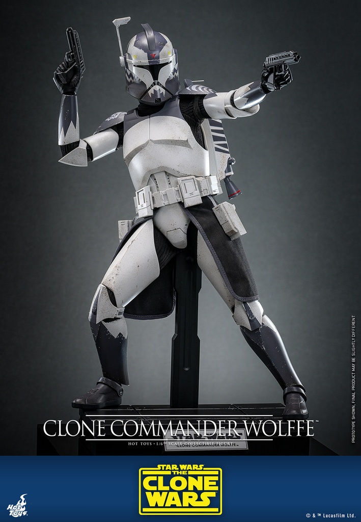 Clone Commander Wolffe "Star Wars: The Clone Wars" - HOT TOYS - PREVENTA