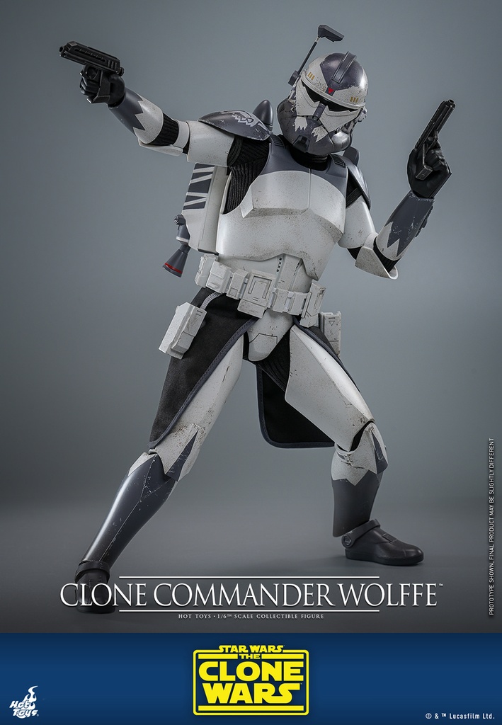 Clone Commander Wolffe "Star Wars: The Clone Wars" - HOT TOYS - PREVENTA