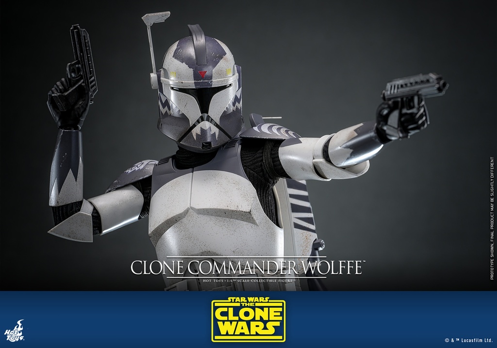 Clone Commander Wolffe "Star Wars: The Clone Wars" - HOT TOYS - PREVENTA