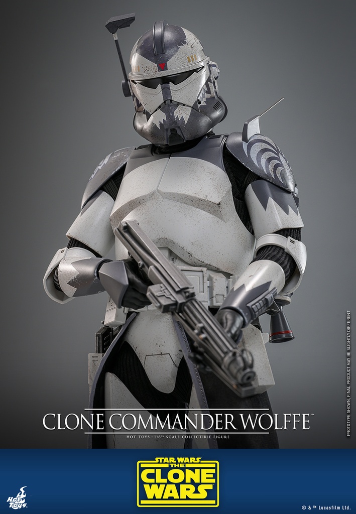 Clone Commander Wolffe "Star Wars: The Clone Wars" - HOT TOYS - PREVENTA