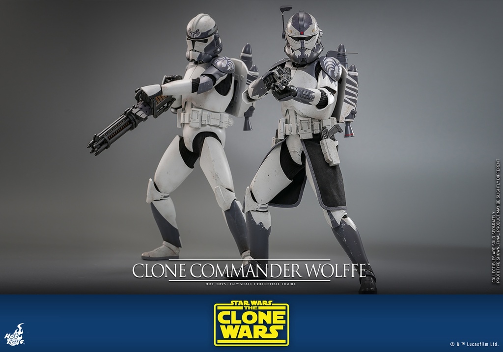 Clone Commander Wolffe "Star Wars: The Clone Wars" - HOT TOYS - PREVENTA