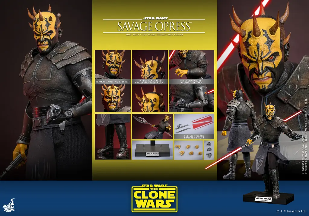 Savage Opress Star Wars The Clone Wars - HOT TOYS - PREVENTA