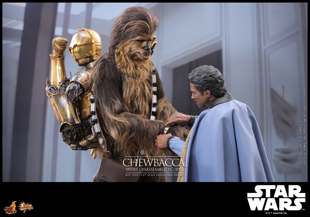 Chewbacca™ with Disassembled C-3PO™ Star Wars: The Empire Strikes Back! HOT TOYS – PREVENTA