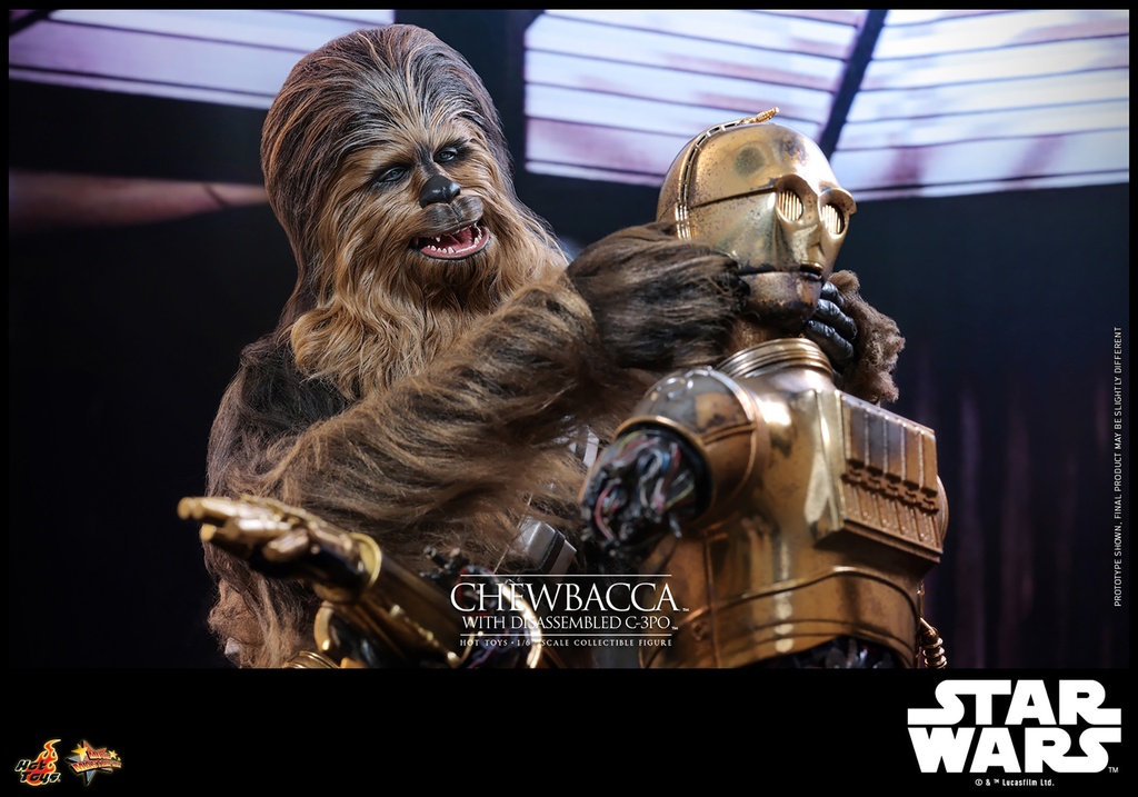 Chewbacca™ with Disassembled C-3PO™ Star Wars: The Empire Strikes Back! HOT TOYS – PREVENTA