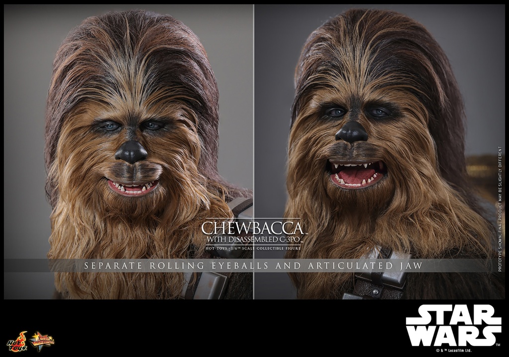 Chewbacca™ with Disassembled C-3PO™ Star Wars: The Empire Strikes Back! HOT TOYS – PREVENTA