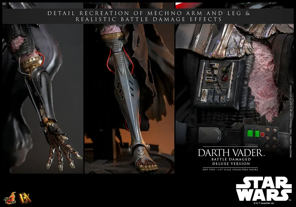 Star Wars DX45 Darth Vader (Battle Damaged Deluxe Version) HOT TOYS - PREVENTA