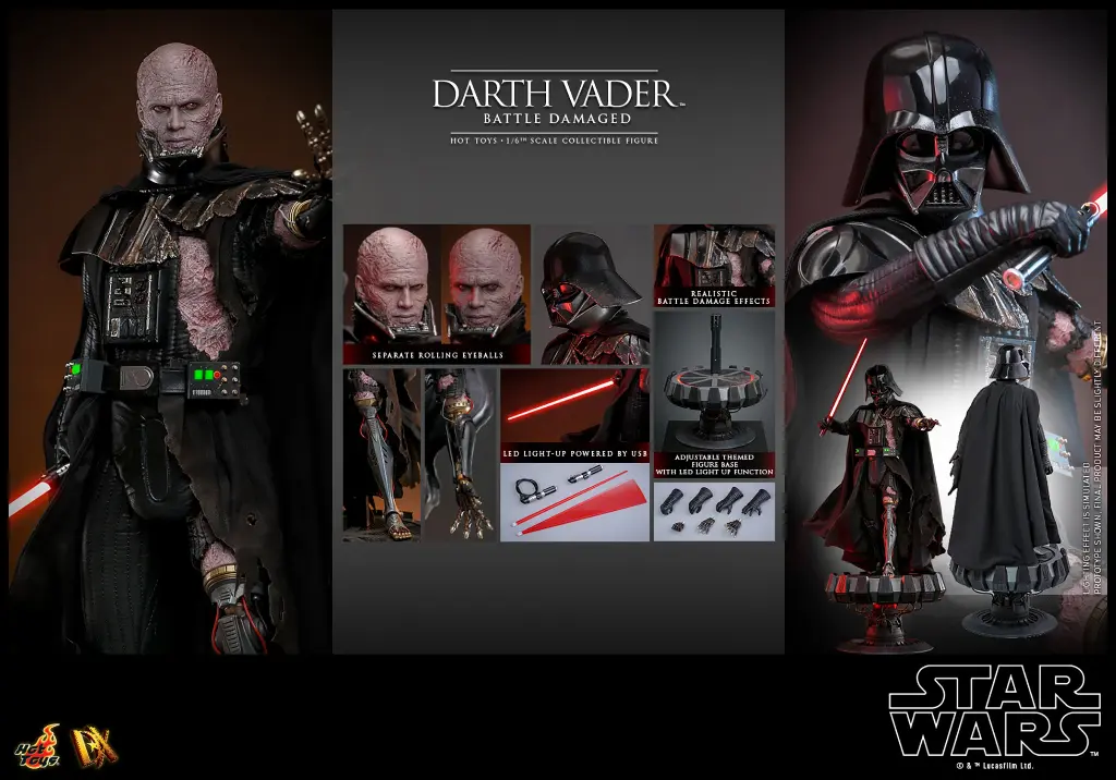Star Wars DX44 Darth Vader (Battle Damaged) HOT TOYS - PREVENTA
