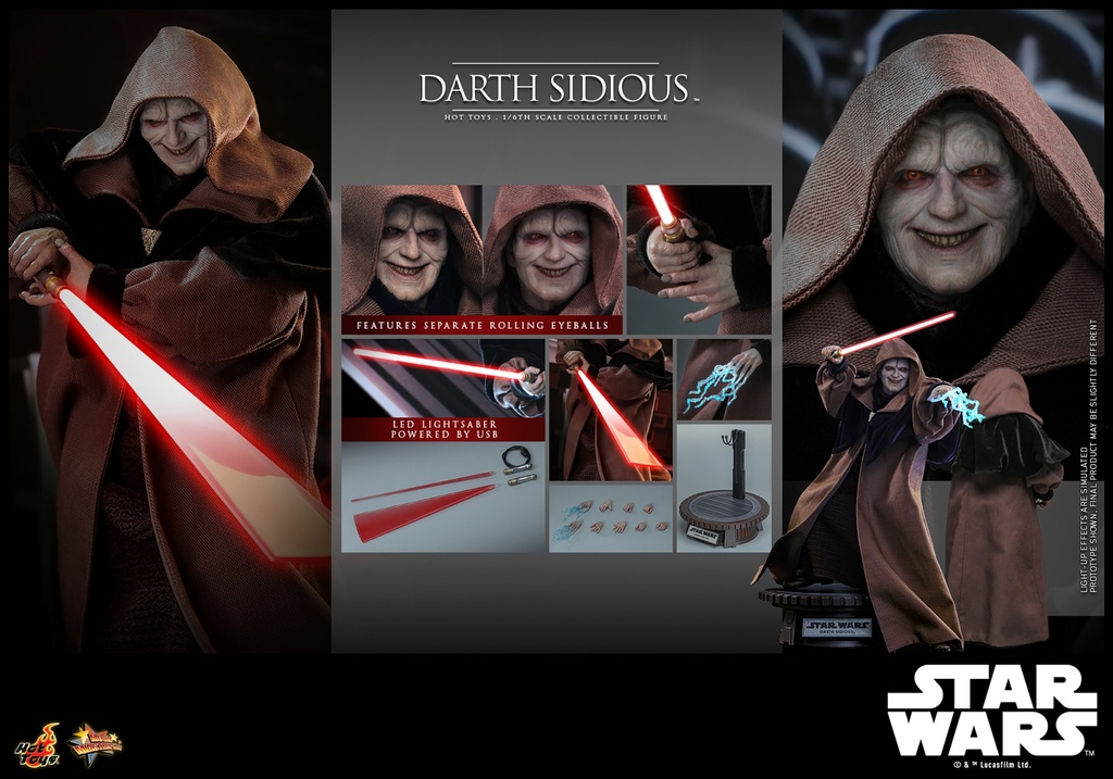 Star Wars Episode III: Revenge of the Sith Darth Sidious - HOT TOYS - PREVENTA