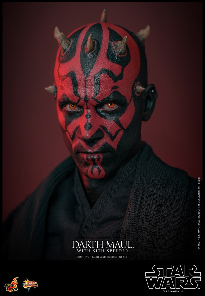 Star Wars: The Phantom Menace Darth Maul with Sith Speeder - HOT TOYS - PREVENTA