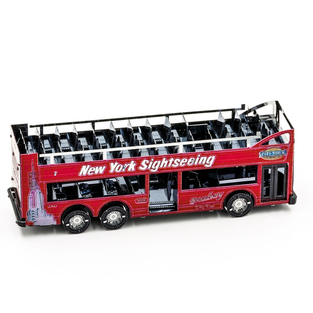 BIG APPLE TOUR BUS - MMS169 - METAL EARTH