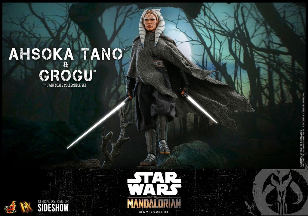 Ahsoka Tano and Grogu The Mandalorian - HOT TOYS