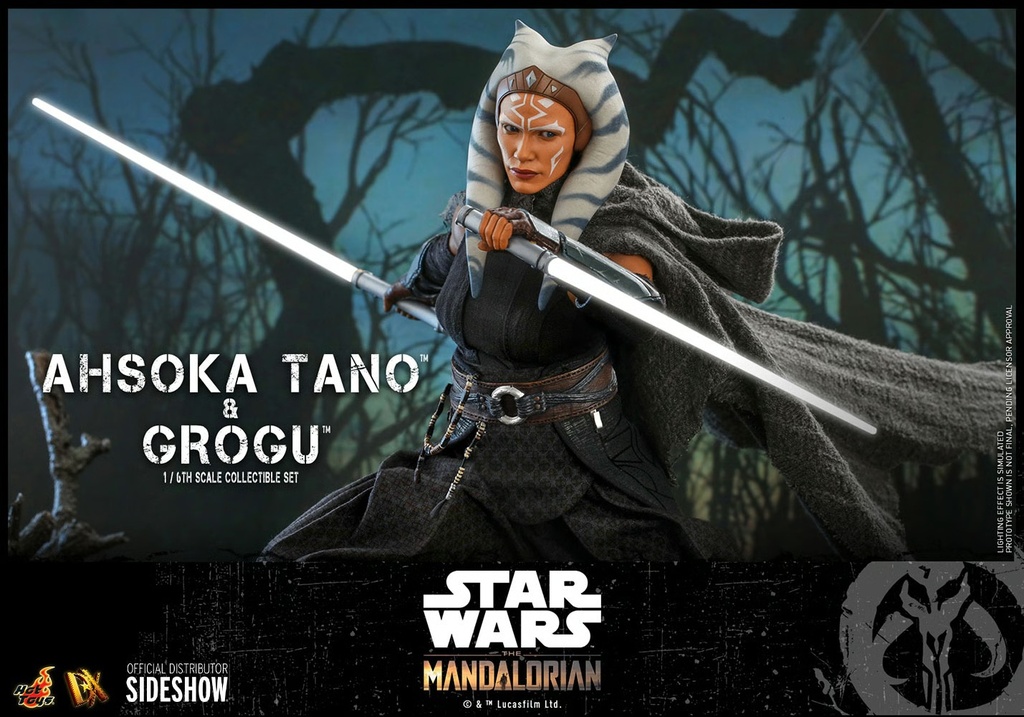 Ahsoka Tano and Grogu The Mandalorian - HOT TOYS