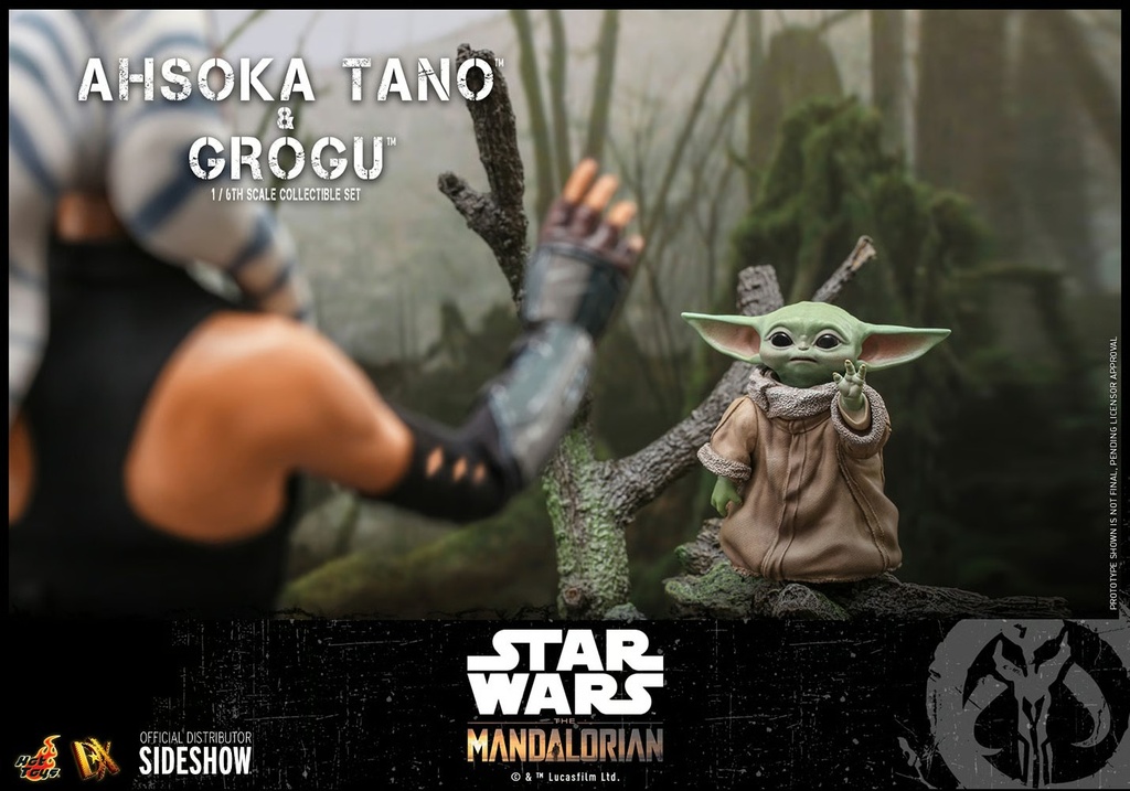 Ahsoka Tano and Grogu The Mandalorian - HOT TOYS